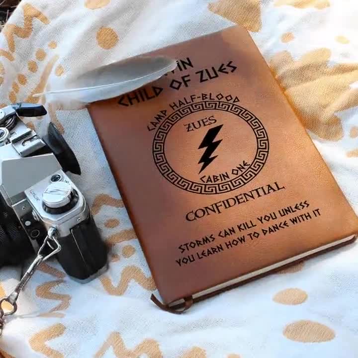 Personalized Camp Half-blood Cabin #1 Zues Confidential